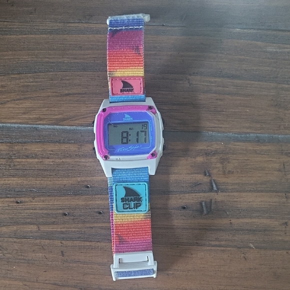 Freestyle Shark Clip Watch with Multicolor Strap - Picture 1 of 2